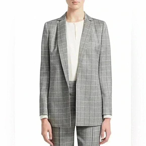 Akris Punto Alan Plaid Wool Jacket NEW - Picture 2 of 8